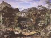 Joseph Anton Koch Seiss Landscape (Berner Oberland) (mk09) oil painting artist